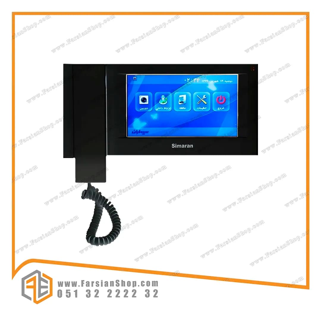مانیتور آیفون تصویری سیماران مدل HS-73M — تصویر ۲