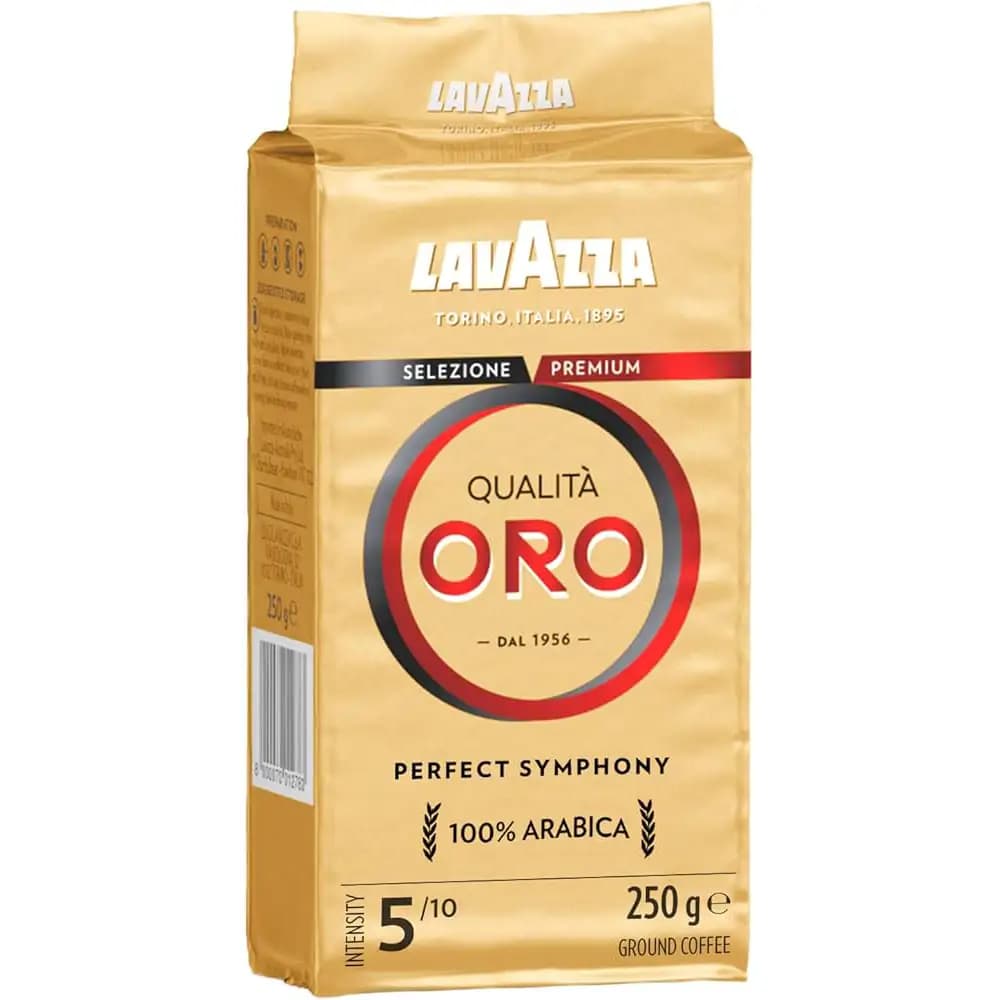 دانه قهوه 250 گرمی لاوازا Qualità Oro