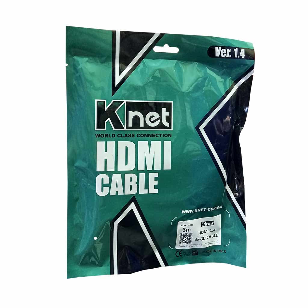 کابل اچ دی ام ای کی نت (انواع متراژ) Cable HDMI Knet — تصویر ۳