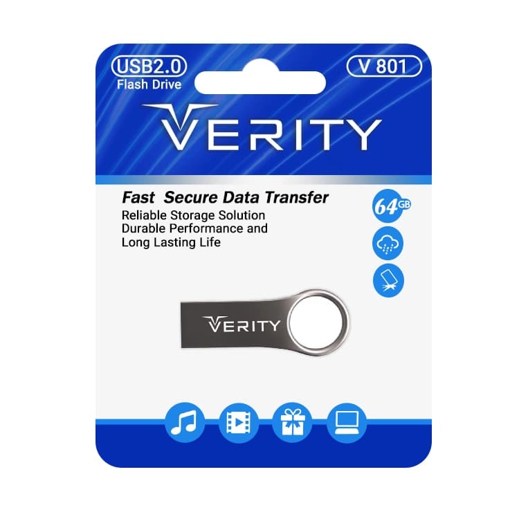 فلش 64 گیگ VERITY مدل V801