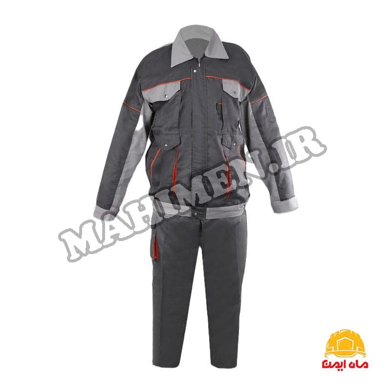 کاپشن و شلوار رنگ طوسی استخوانی مدل بوفالو کد F20