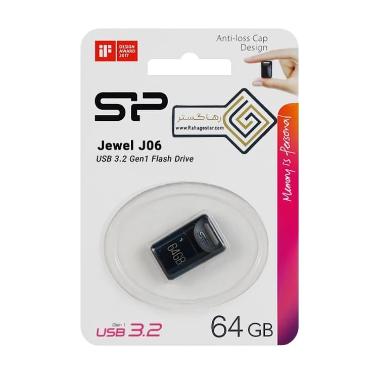 فلش 64 گیگ Silicon Power Jewel USB 3.2 مدل J06