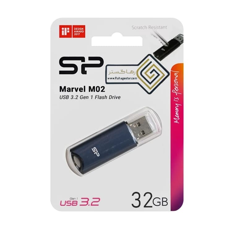 فلش 32 گیگ Silicon Power Marvel USB 3.2 مدل M02