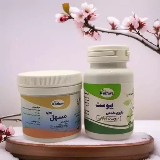 ترکیب گیاهی رفع یبوست کاژوا Kazhwa (ضدیبوست بلغمی سودایی دیابتی تقویت روده و گوارش) — تصویر ۲
