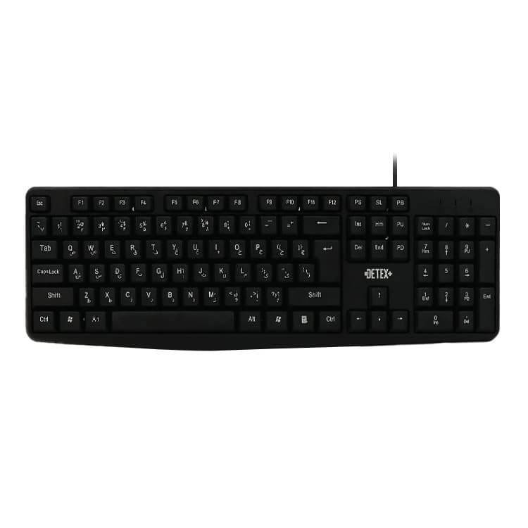 کیبورد سیم دار DETEX مدل DK 701 — تصویر ۲