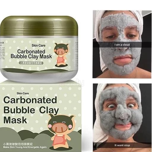 ماسک حبابی اورجینال ضدجوش پاکسازی پوست و حاوی کربن فعال ضد جوش ضد لک لایه بردار جوانساز شاداب کننده پوست روشن کننده عالی
