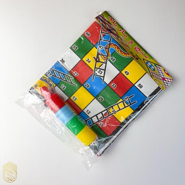بازی فکری منچ و مارپله پارچه ای سوپر sh561 — تصویر ۴
