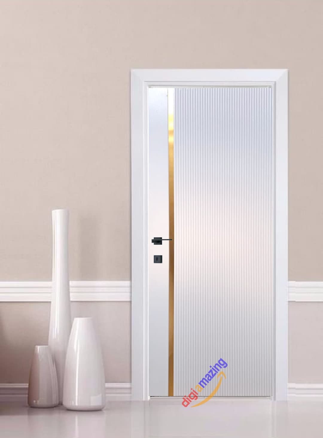 در اتاق خواب مدرن لوکس pvc