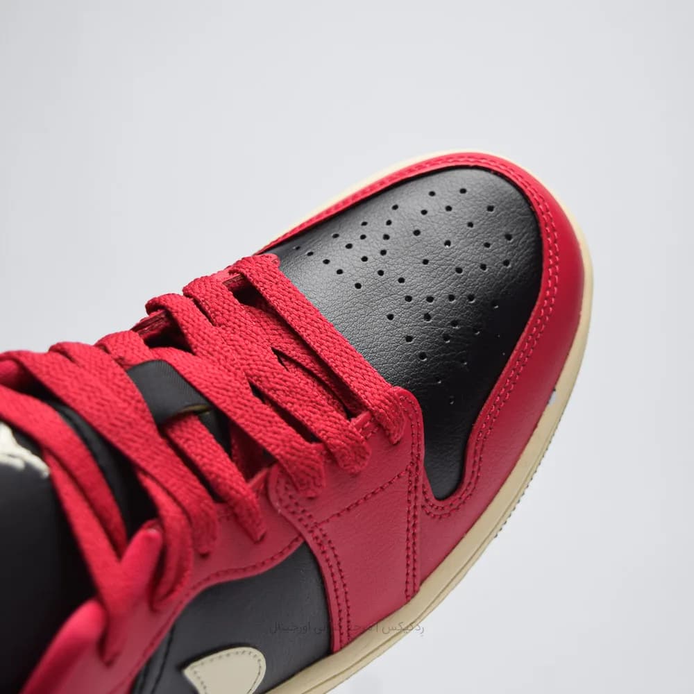 کتونی Nike مدل Air Jordan 1 Low Mystic Hibiscus Black – DC0774-605 — تصویر ۷
