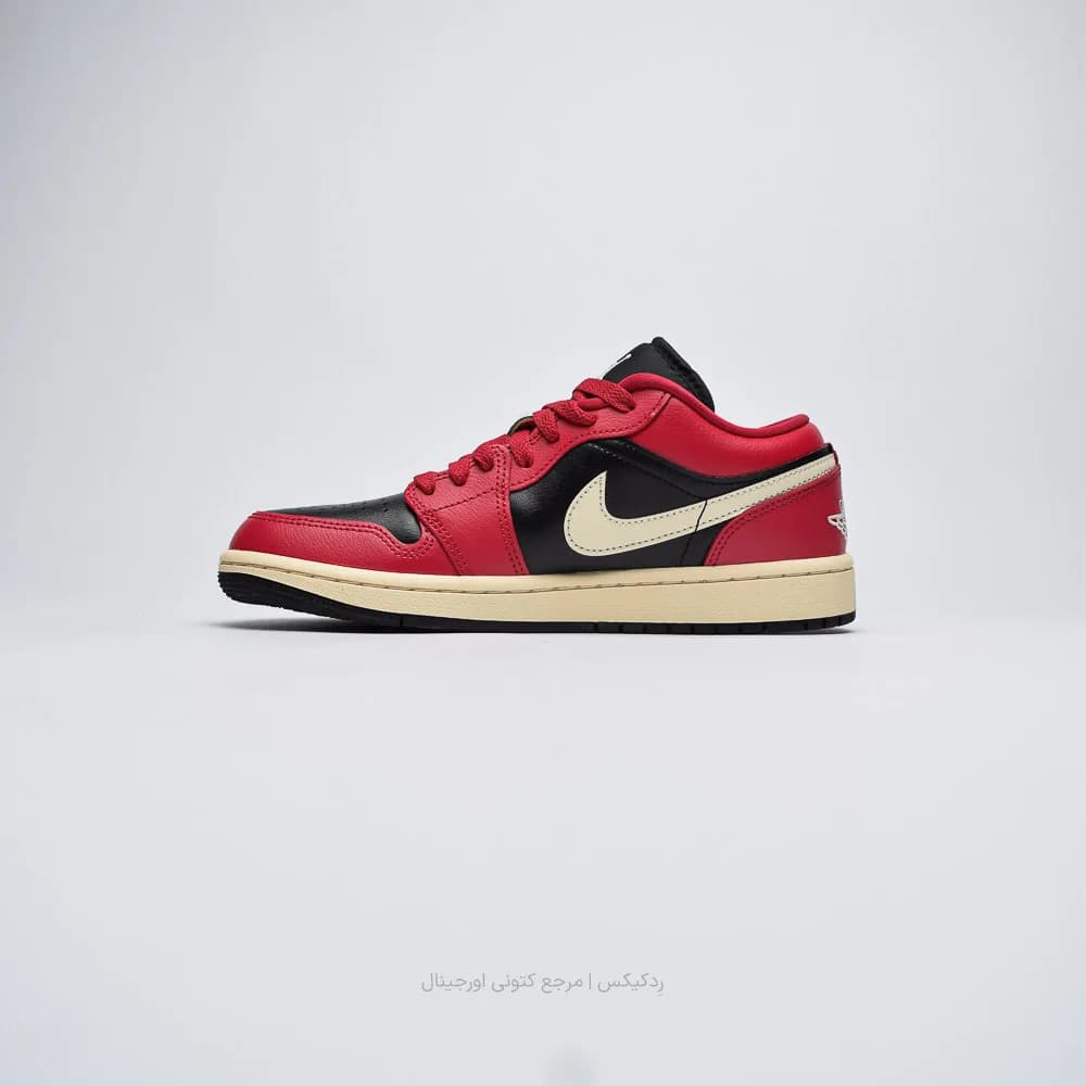 کتونی Nike مدل Air Jordan 1 Low Mystic Hibiscus Black – DC0774-605 — تصویر ۲