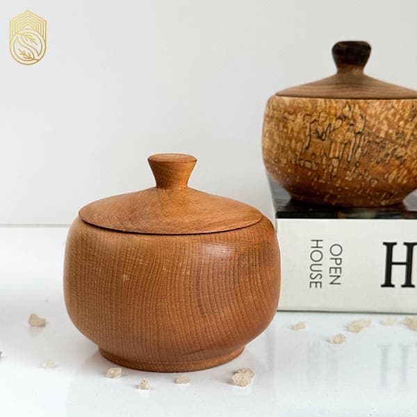 قندان چوبی خراطی sh450 — تصویر ۲