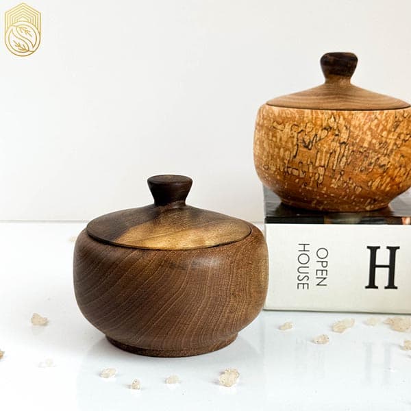 قندان چوبی خراطی sh450 — تصویر ۳