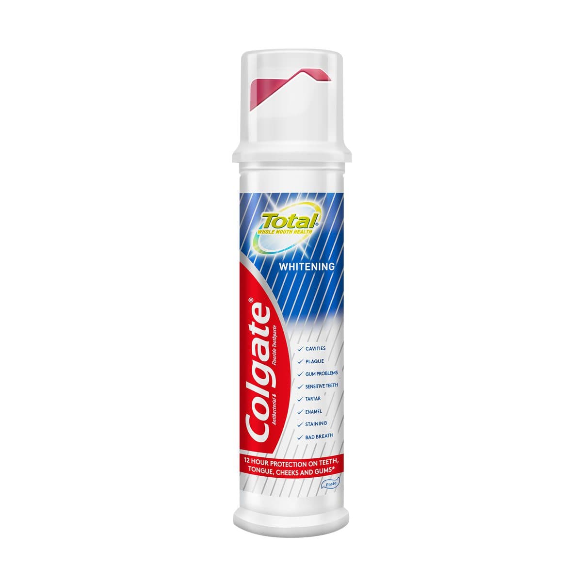 خمیردندان سفیدکننده کامل کلگیت پمپی 100 میل – Colgate Total Whitening