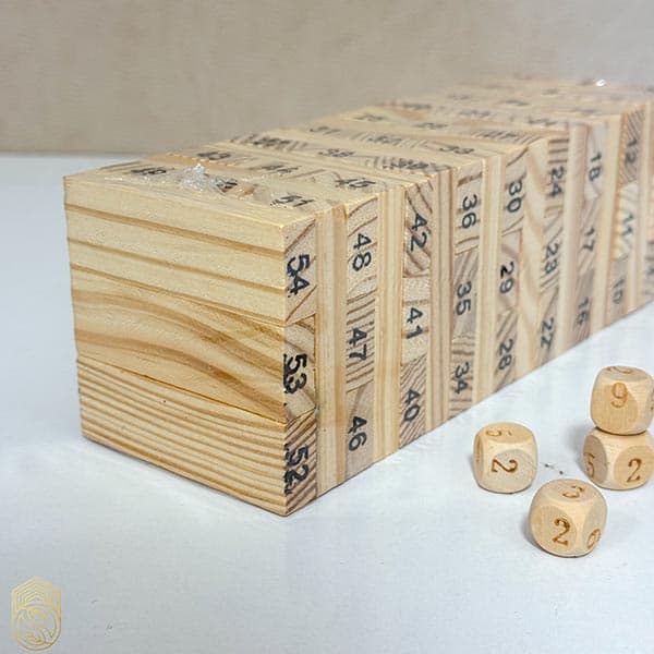 بازی برج هیجان (جنگا) چوبی sh365 — تصویر ۴