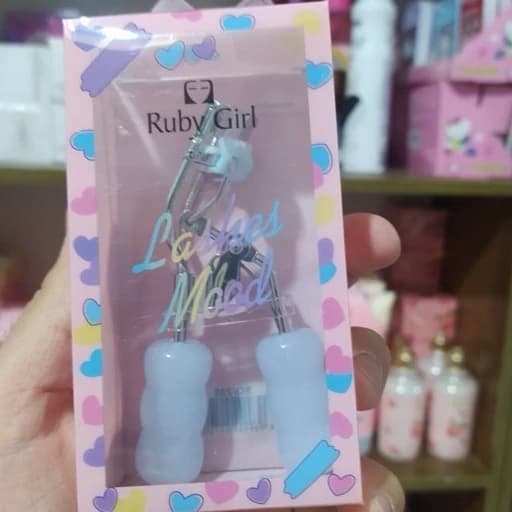 فرمژه کره ای حرفه ای حالت دادن و فر کردن مژه ها دسته خرگوشی جداکننده مژه ها فانتزی کیوت دخترانه — تصویر ۳