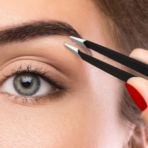 موچین صورت و ابرو حرفه ای انبری فیشر مناسب موهای صورت و ابرو گوش و بینی طرح