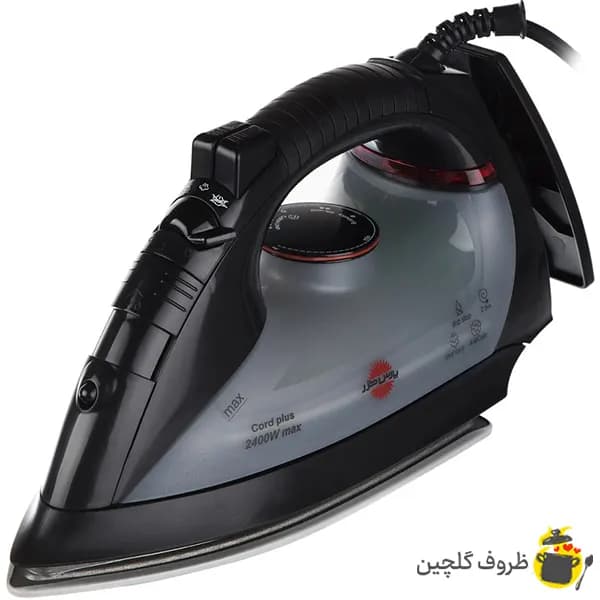 اتو بخار پارس خزر مدل 702 با کف تیتانیوم — تصویر ۲