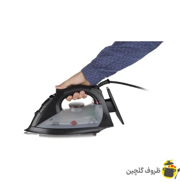اتو بخار پارس خزر مدل 702 با کف تیتانیوم — تصویر ۶