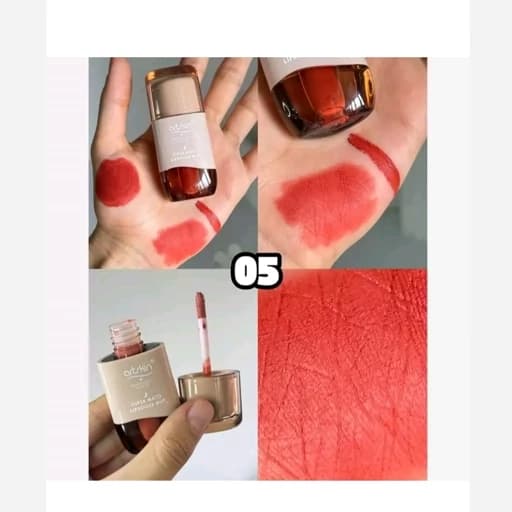رژ لب و رژ گونه خمیری مخملی پینترستی پیگمنت بالا کیفیت عالی با رنگ نود و گوشتی — تصویر ۸