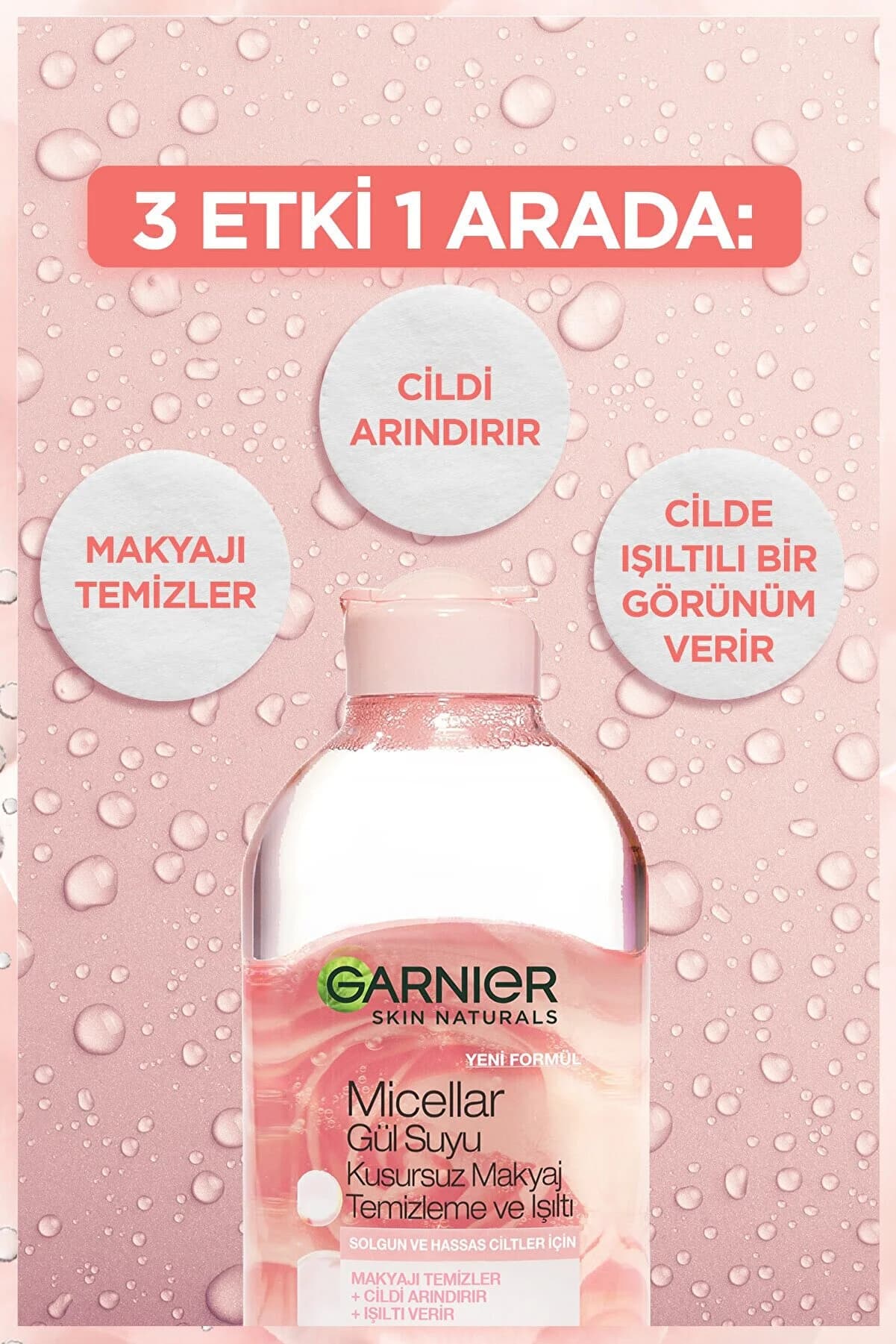 میسلار واتر گارنیر 400 میل مناسب پوست خشک و حساس اصل و تضمینی — تصویر ۳