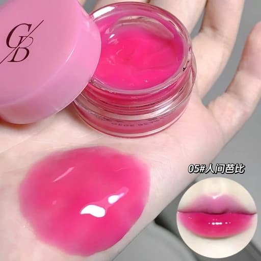 برق لب لیپ گلاس خیس شفاف رژ براق کره ای فانتزی بوی پاستیل البالو کیوت دخترانه آلبالویی پینترستی اورجینال گیلاسی — تصویر ۲