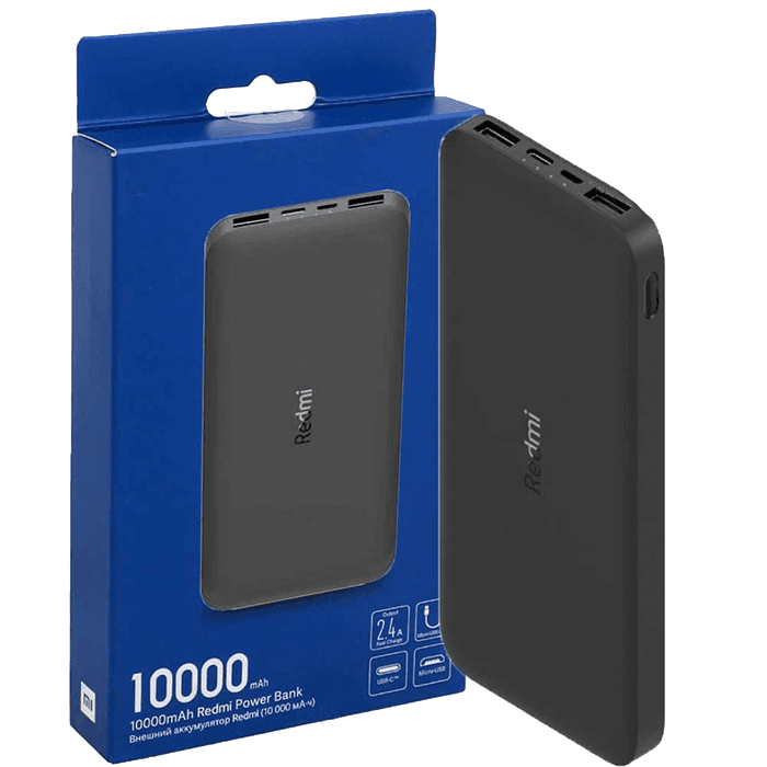 پاوربانک شیائومی مدل Redmi ظرفیت 10000 میلی آمپر ساعت