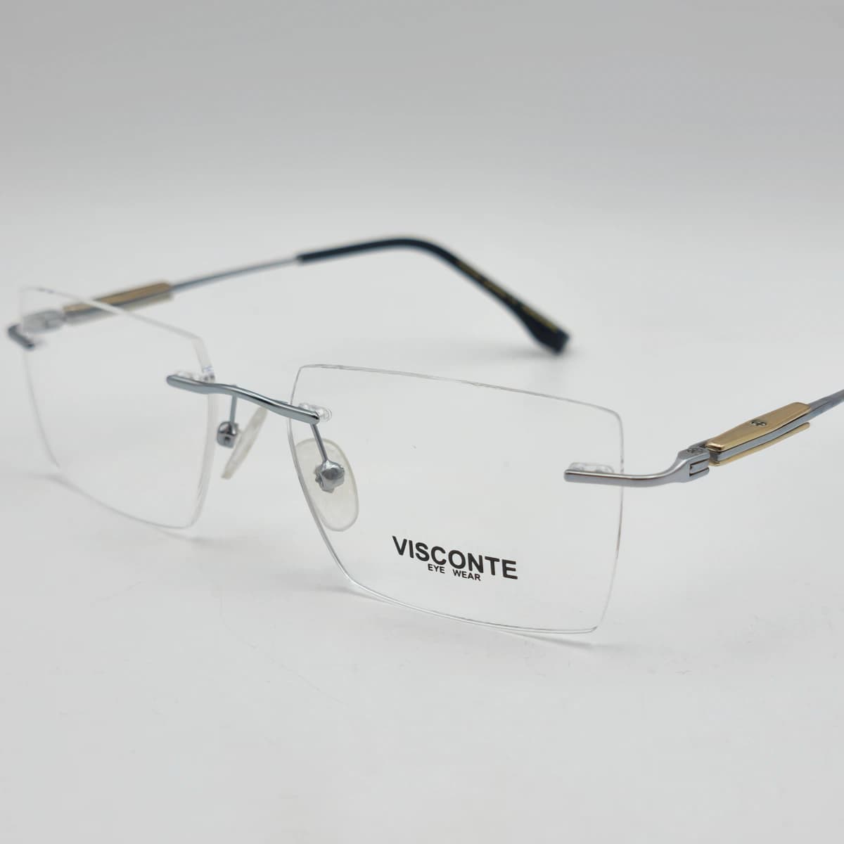 عینک طبی بدون فریم ویسکونته مدل VT318c2 — تصویر ۲