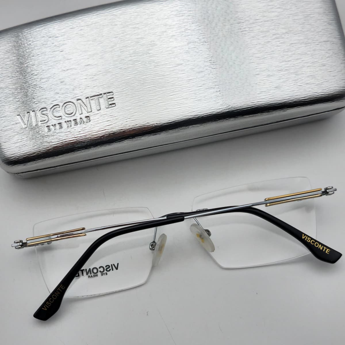 عینک طبی بدون فریم ویسکونته مدل VT318c2 — تصویر ۵