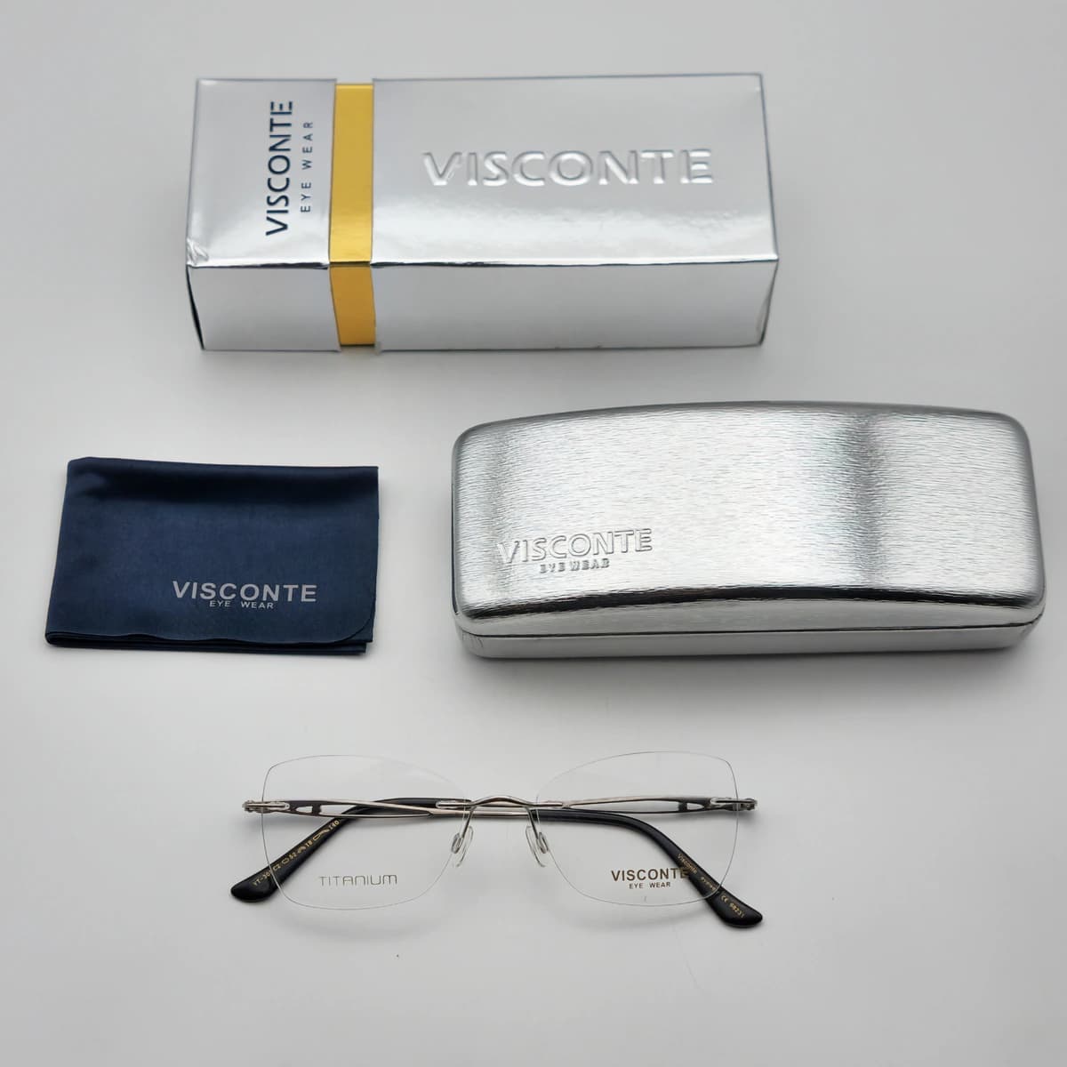 عینک طبی بدون فریم زنانه ویسکونته مدل VT305c2