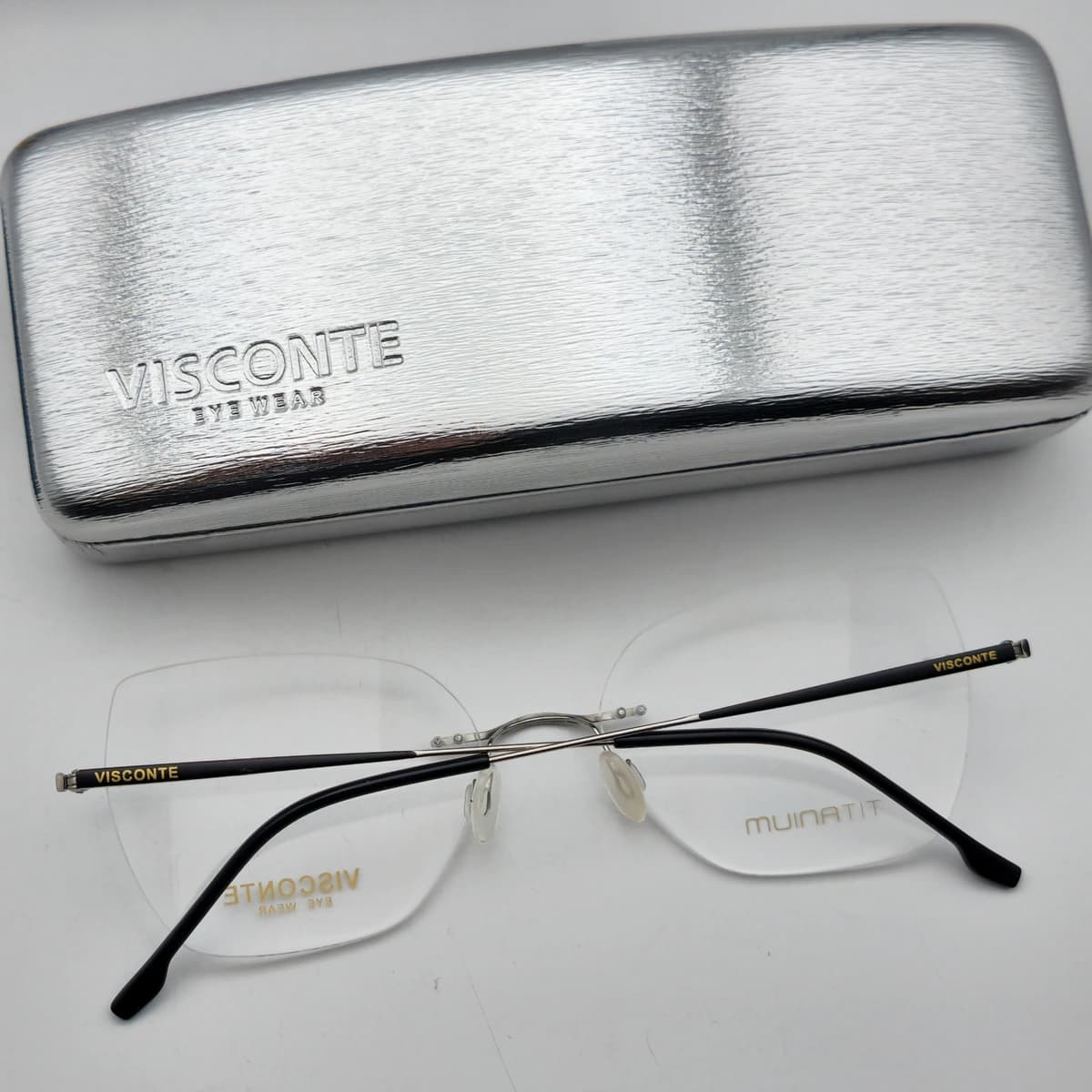 عینک طبی بدون فریم زنانه ویسکونته مدل VT304c1 — تصویر ۵
