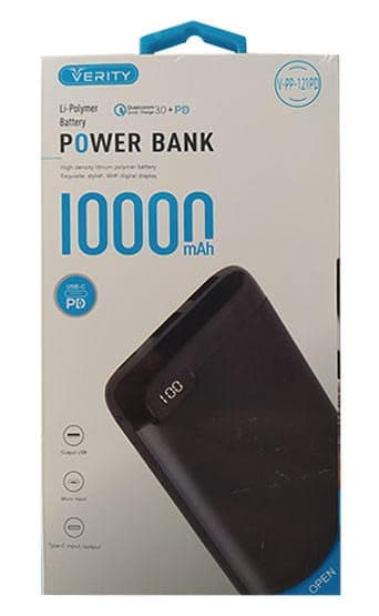پاوربانک وریتی مدل V-PP-121PD ظرفیت 10000 میلی آمپر ساعت — تصویر ۲