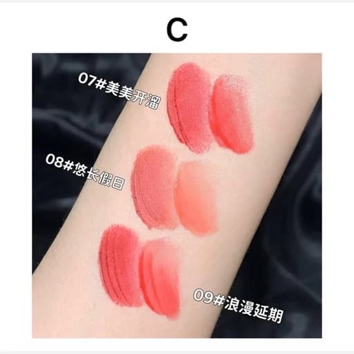 رژ لب مایع کرمی مات مخملی رژلب خیس کره ای لیپگلاس اوجینال دارای دو سر کیوت فانتزی پینترستی کیوت فانتزی — تصویر ۵