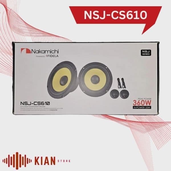 کامپوننت ناکامیچی مدل Nakamichi NSJ-CS610 — تصویر ۲