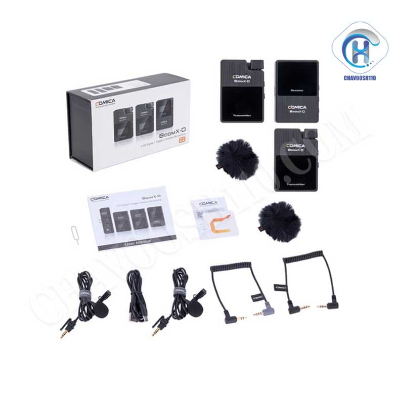 ست میکروفون بی سیم کامیکا BoomX-D D2 — تصویر ۶