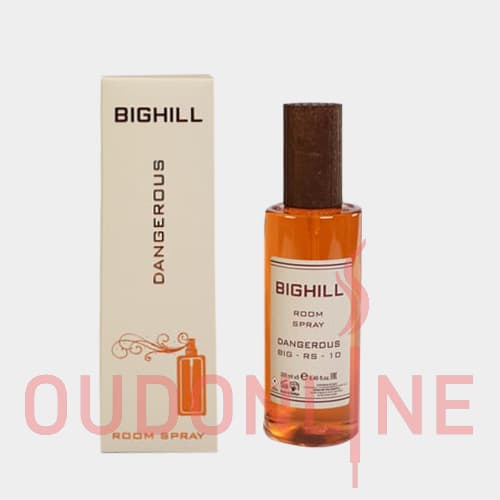 اسپری خوشبو کننده هوا بیگهیل ( بیکیل – بیقیل ) Bighill کد 10 مدل دنجروس(خطرناک) Dangerous حجم 250 میلی لیتر