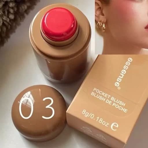 رژگونه استیکی دوپ رود رنگبندی زیبا بافت مخملی و مات مخملی قابل استفاده سایه چشم باکیفیت پیگمنت عالی ماندگاری خوب — تصویر ۸