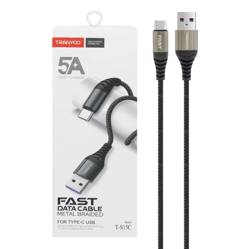 کابل ترانیو 5آمپر تایپ سی مدل T-S15C