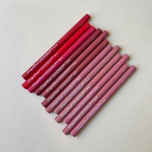 پک 12 عددی رژ مدادی نود پیچی خط لب فانتری کیوت مینی مسافرتی بافت مخملی کره ای پینترستی پیگمنت عالی — تصویر ۳