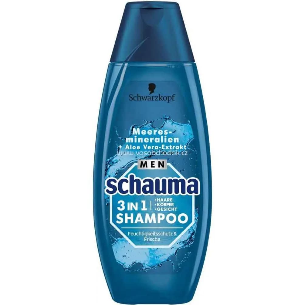 شامپو مردانه شاوما مدل FRESHNESS 3IN1 حجم 350میل — تصویر ۲