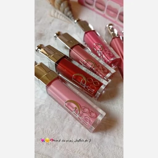 برق لب رژ خیس شیشه ای دوپ دوروهو شاین ریز لیپگلاس پینترستی فانتزی کیوت فوق العاده خوشبو و خوشکل مناسب کادو هدیه — تصویر ۸