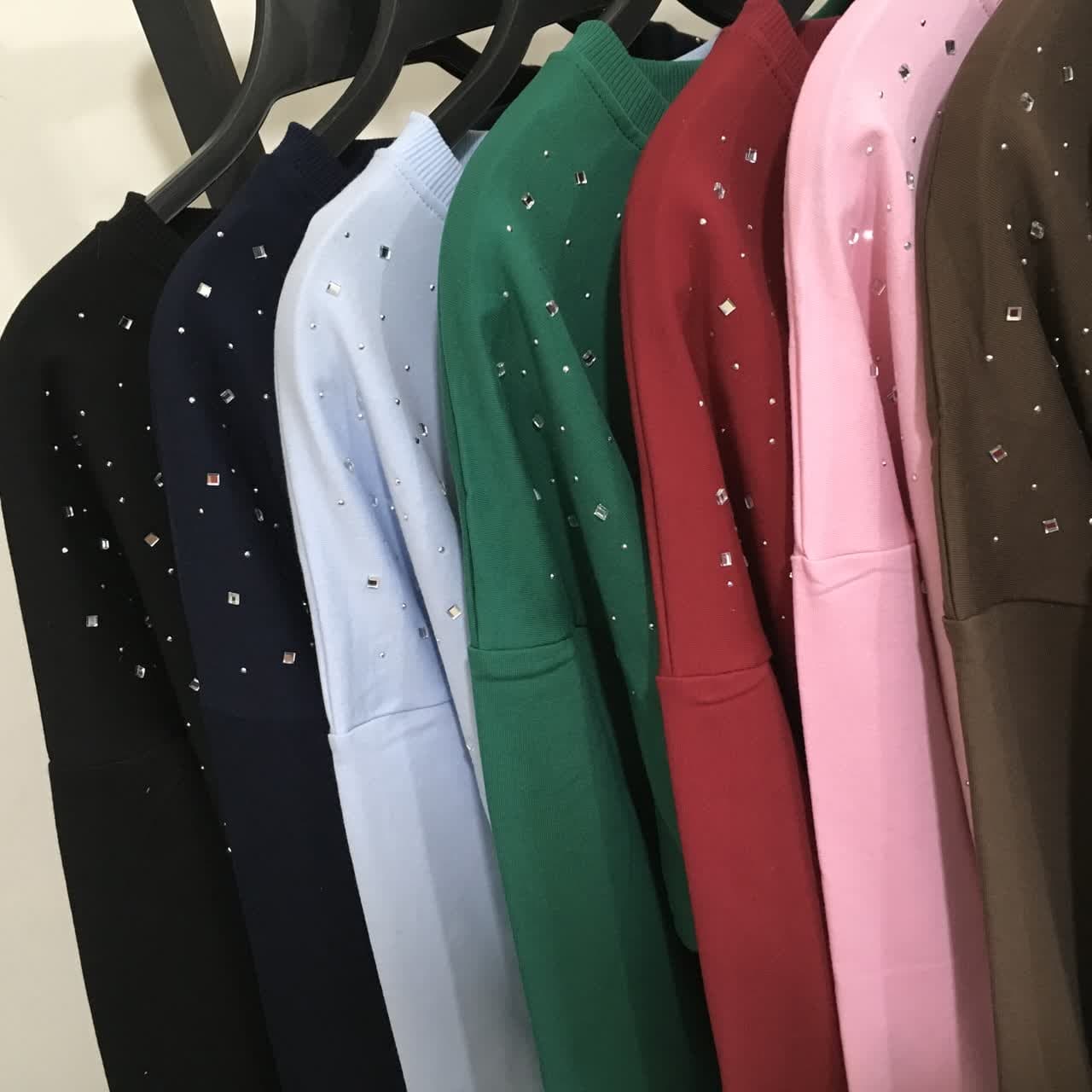 بلوز دورس نگین دار طرح GUCCI — تصویر ۴
