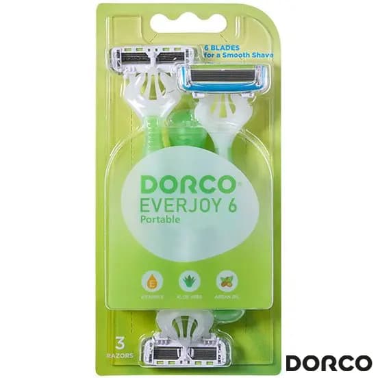 خودتراش زنانه دورکو مدل everjoy 6 portable بسته 3عددی
