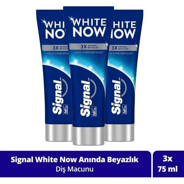 خمیر دندان سیگنال مدل White Now X3 حجم 75میل — تصویر ۲