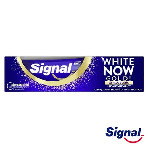 خمیر دندان سیگنال مدل White Now Goldحجم 75 میل