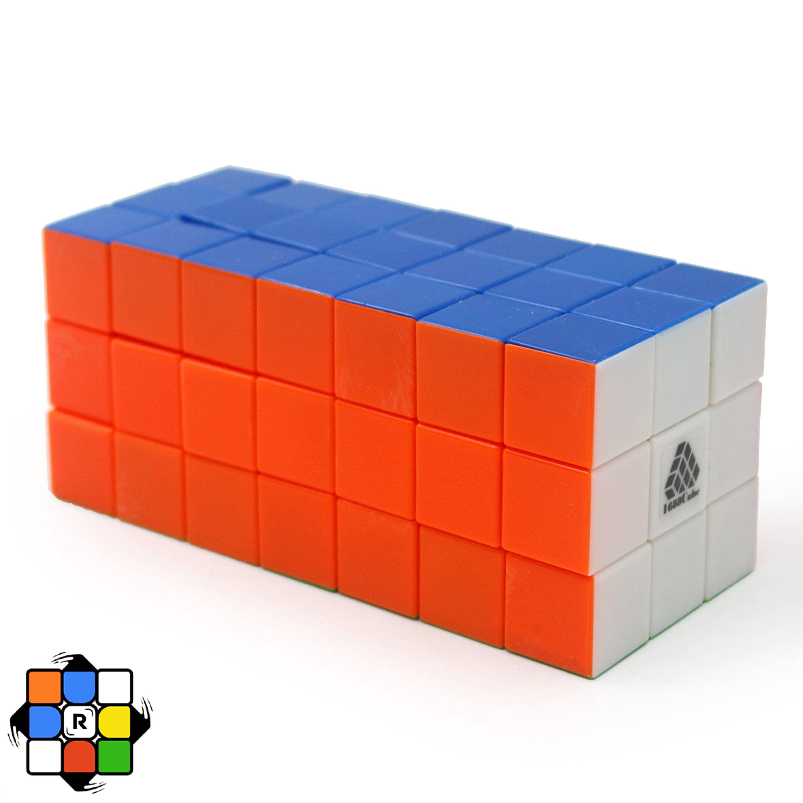 روبیک 3x3x7 کیوبوید مجیک کیوب استیکرلس — تصویر ۶