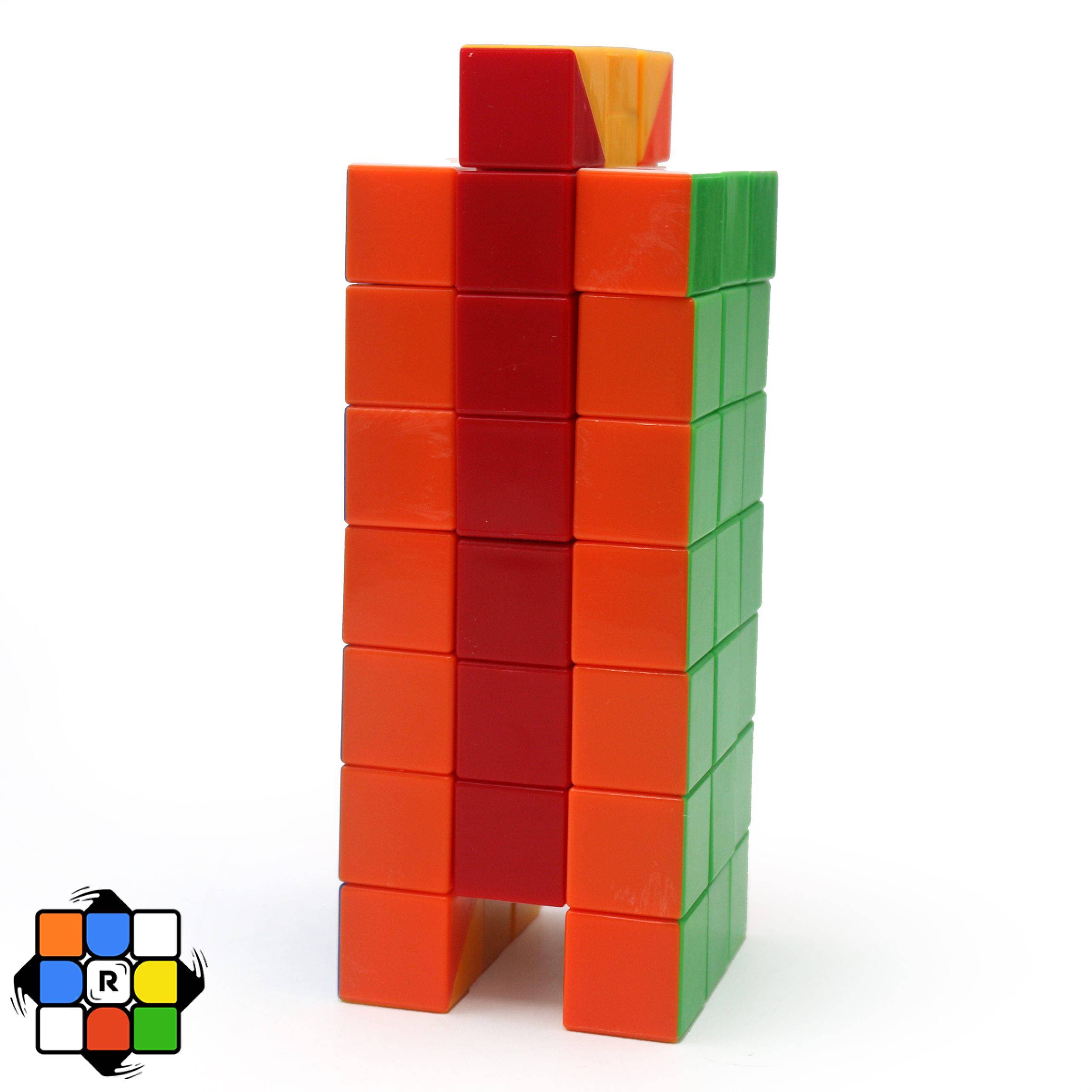 روبیک 3x3x7 کیوبوید مجیک کیوب استیکرلس — تصویر ۳