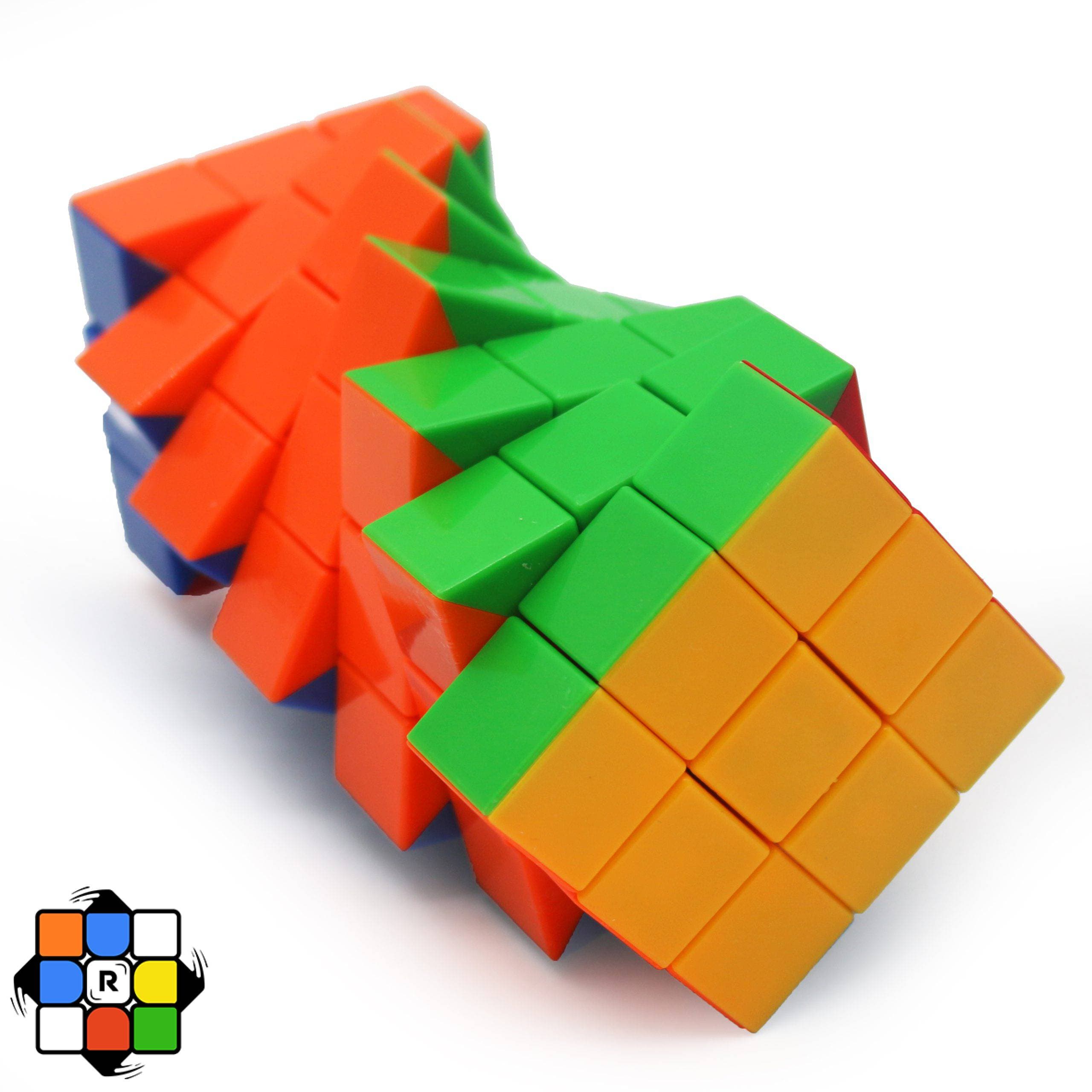 روبیک 3x3x7 کیوبوید مجیک کیوب استیکرلس — تصویر ۲