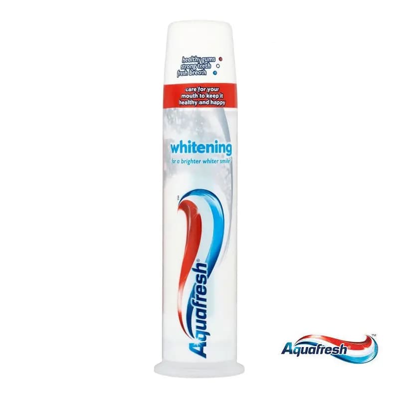 خمیر دندان پمپی آکوا فرش مدل WHITENING حجم 100میل