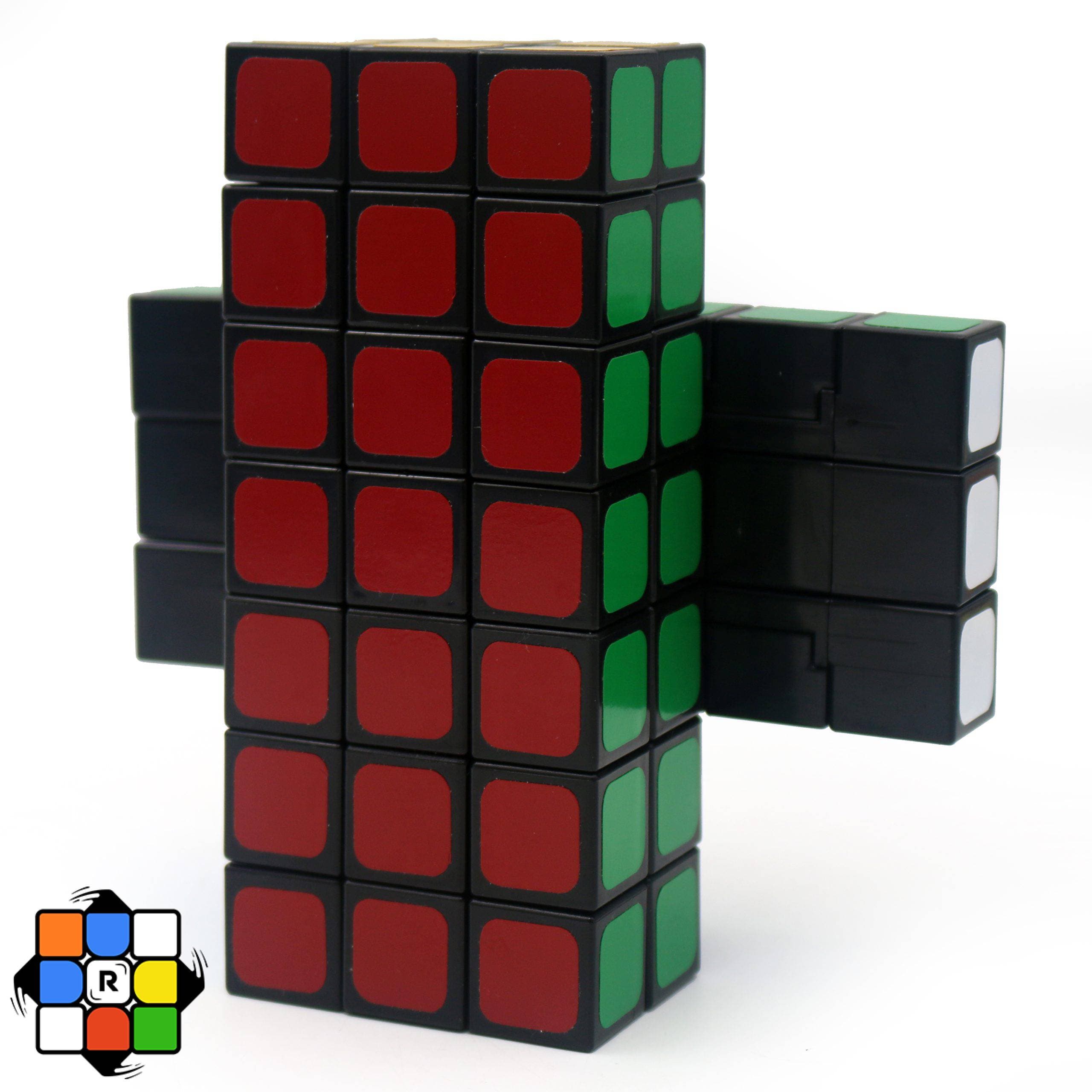 روبیک 3x3x7 ویتدن مشکی — تصویر ۸