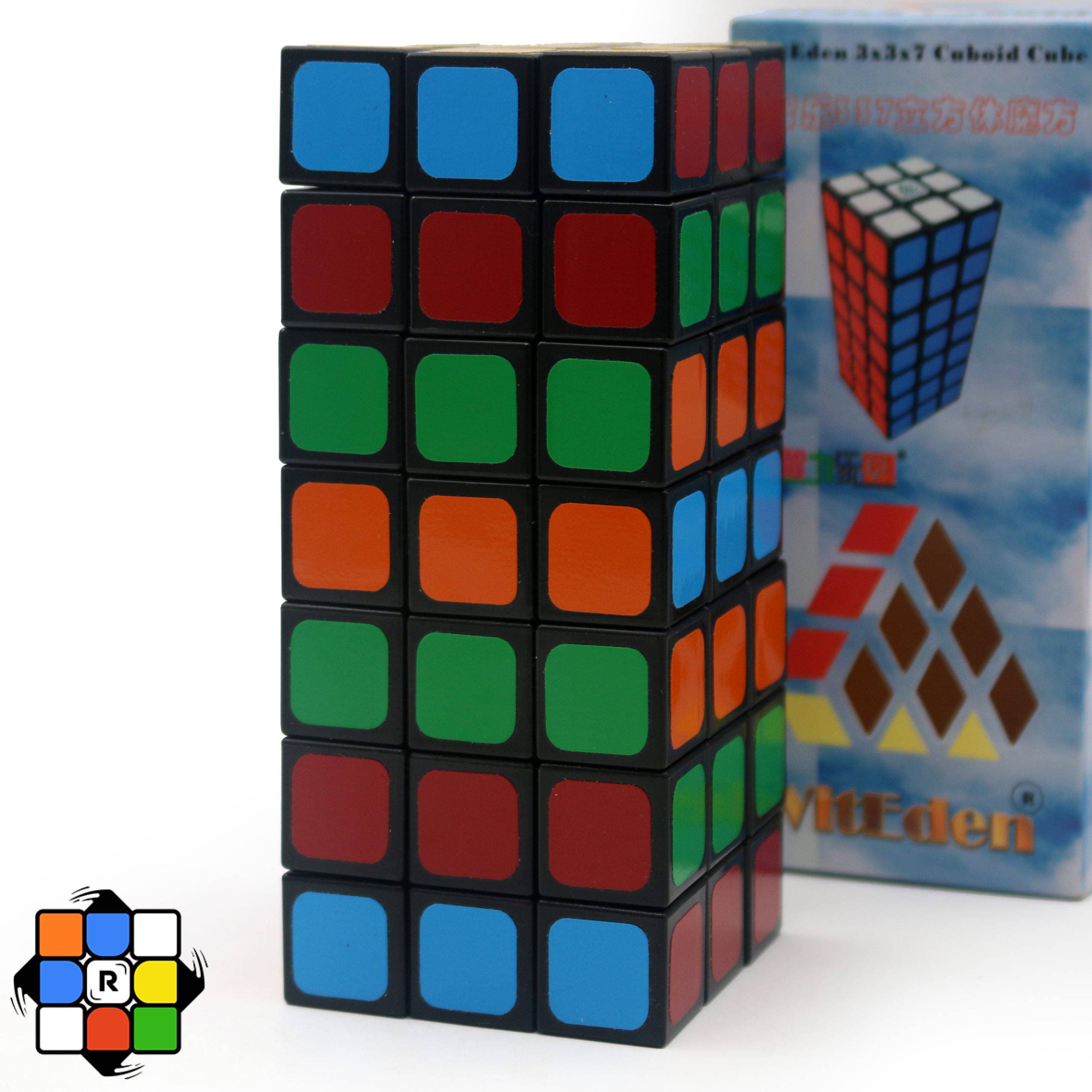 روبیک 3x3x7 ویتدن مشکی — تصویر ۶